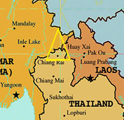 라오스, 태국, 미얀마가 만나는 골든 트라이앵글