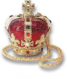 마이클 잭슨의 왕관 모양의 미노디에르 복제품