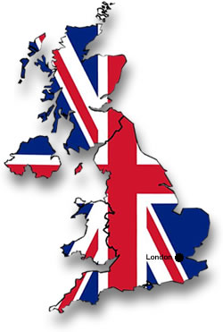 영국 지도