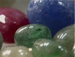 Lightly Polished Chinese Tumbled Nephrite Beads