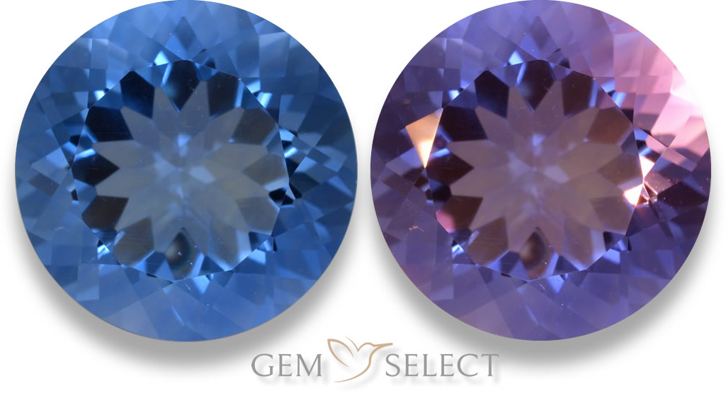 GemSelect의 색상 변경 형석 원석 - 대형 이미지