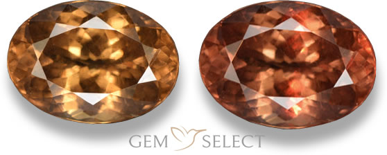 GemSelect의 색상 변경 가넷 원석 - 대형 이미지