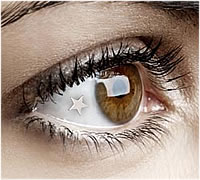 Platinum Star Eye Gem Implant
