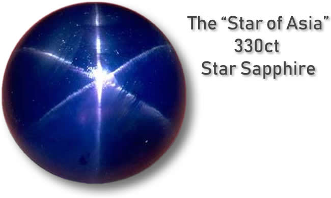 '아시아의 별' 스타사파이어 사진 - Medium Image
