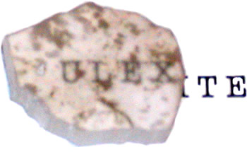 Ulexite 거친 전송 텍스트
