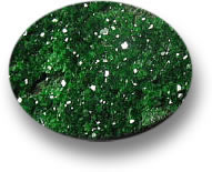 Uvarovite 석류석 Druzy Gem