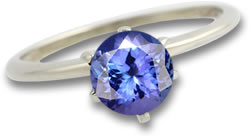 White Gold and Tanzanite Ring