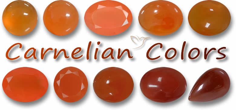 Carnelian 보석 색상