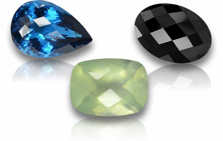 주얼리용 체커보드 컷 낱개 원석