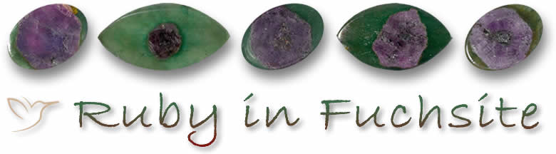 Fuchsite 보석의 루비