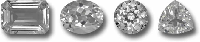 GemSelect의 화이트 토파즈 탄생석