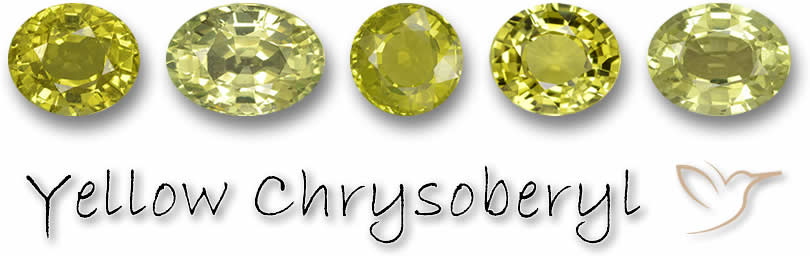 노란색 Chrysoberyl 원석 쇼핑하기