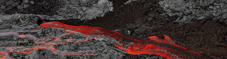 cooling lava