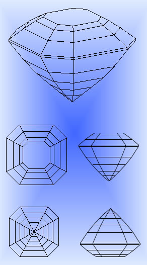 오리지널 애셔 컷 Asscher Cut