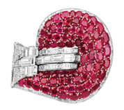 Marlene Dietrich ruby bracelet