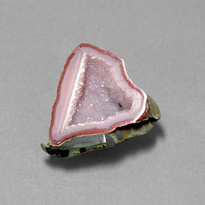 7.69캐럿 천연 멀티컬러 아게이트 지오드, 멋진 모양, 16.8×15.2 mm, 불투명체