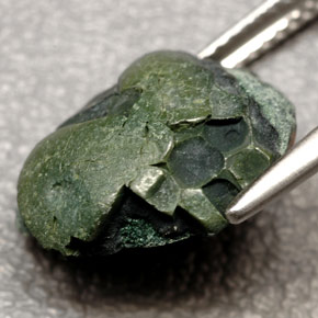 6.84캐럿 천연 멀티컬러 아게이트 지오드, 멋진 모양, 14.4×13.4 mm, 불투명체