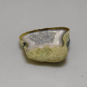 7.59캐럿 천연 멀티컬러 아게이트 지오드, 멋진 모양, 15.7×12.4 mm, 불투명체
