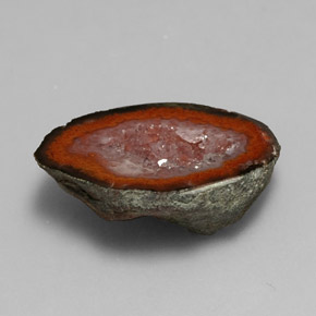 9.01캐럿 천연 멀티컬러 아게이트 지오드, 멋진 모양, 18.4×13.8 mm, 불투명체