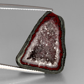 16.82캐럿 천연 다색 마노 지오드, 멋진 모양, 불투명체