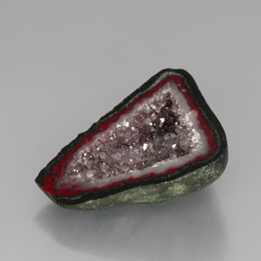 16.82캐럿 천연 다색 마노 지오드, 멋진 모양, 불투명체