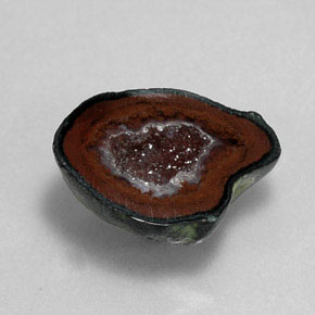 9.85캐럿 천연 다색 마노 지오드, 멋진 모양, 불투명체