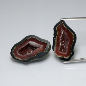 캐럿 천연 다색 마노 지오드 보석, 멋진 모양, 불투명체