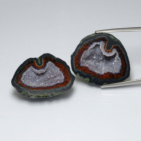 53.65캐럿 천연 다색 마노 지오드 보석, 멋진 모양, 불투명체