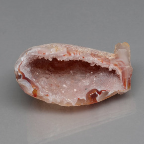 44.32캐럿 천연 멀티컬러 아게이트 지오드, 멋진 모양, 35.5×18.4 mm, 불투명체