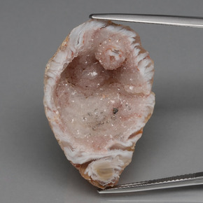 39.70캐럿 천연 다색 마노 지오드, 멋진 모양, 불투명체