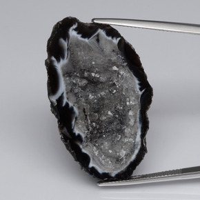 53.14캐럿 천연 멀티컬러 아게이트 지오드, 멋진 모양, 40.6×24 mm, 불투명체