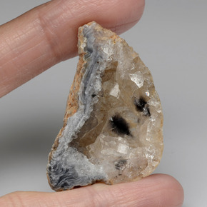 55.91캐럿 천연 멀티컬러 아게이트 지오드, 멋진 모양, 38.7×24.7 mm, 불투명체