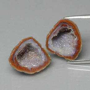 캐럿 천연 다색 마노 지오드 보석, 멋진 모양, 불투명체