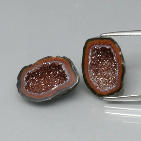 캐럿 천연 다색 마노 지오드 보석, 멋진 모양, 불투명체