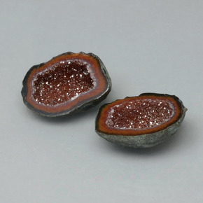 캐럿 천연 다색 마노 지오드 보석, 멋진 모양, 불투명체