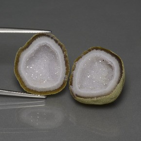37.17캐럿 천연 멀티컬러 아게이트 지오드 보석, 멋진 모양, 21.2×18.5 mm, 불투명체