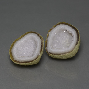 37.17캐럿 천연 멀티컬러 아게이트 지오드 보석, 멋진 모양, 21.2×18.5 mm, 불투명체