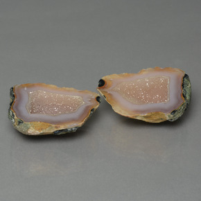 41.89캐럿 천연 멀티컬러 아게이트 지오드 보석, 멋진 모양, 25.2×19 mm, 불투명체