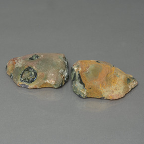 41.89캐럿 천연 멀티컬러 아게이트 지오드 보석, 멋진 모양, 25.2×19 mm, 불투명체