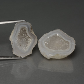 36.53캐럿 천연 멀티컬러 아게이트 지오드 보석, 멋진 모양, 23.1×18.6 mm, 불투명체