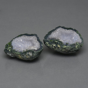 66.04캐럿 천연 멀티컬러 아게이트 지오드 보석, 멋진 모양, 26.4×21.1 mm, 불투명체
