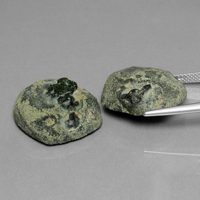 캐럿 천연 멀티컬러 아게이트 지오드 보석, 멋진 모양, 19.9×18.4 mm, 불투명체