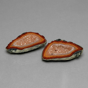 27.63캐럿 천연 다색 마노 지오드 보석, 멋진 모양, 불투명체