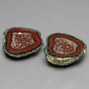 캐럿 천연 다색 마노 지오드 보석, 멋진 모양, 불투명체