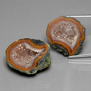 40.93캐럿 천연 다색 마노 지오드 보석, 멋진 모양, 불투명체