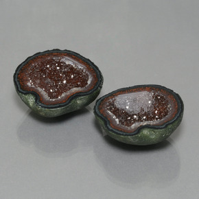 52.45캐럿 천연 다색 마노 지오드 보석, 멋진 모양, 불투명체