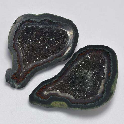 55.13캐럿 천연 다색 마노 지오드 보석, 멋진 모양, 불투명체