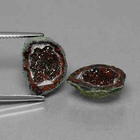 캐럿 천연 다색 마노 지오드 보석, 멋진 모양, 불투명체