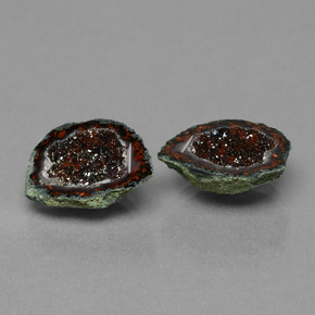 캐럿 천연 다색 마노 지오드 보석, 멋진 모양, 불투명체