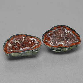 캐럿 천연 다색 마노 지오드 보석, 멋진 모양, 불투명체